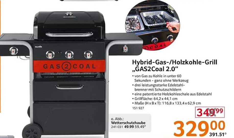 Hybrid-Gas-/Holzkohle-Grill „GAS2Coal 2.0“