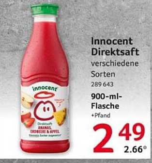 Innocent Direktsaft verschiedene Sorten 900-ml-Flasche