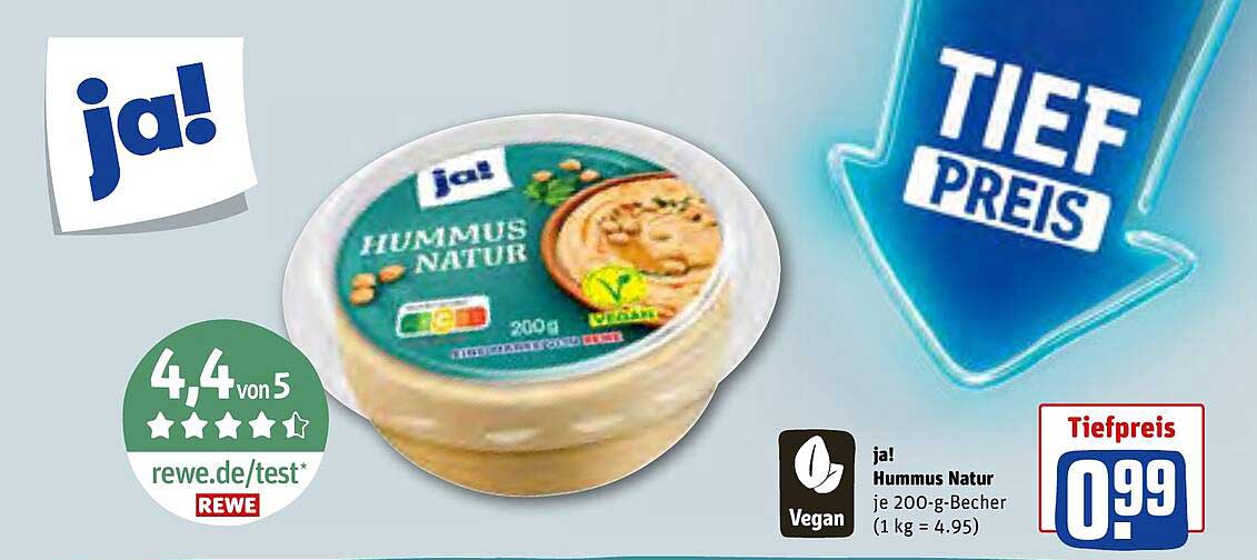ja! Hummus Natur 200 g