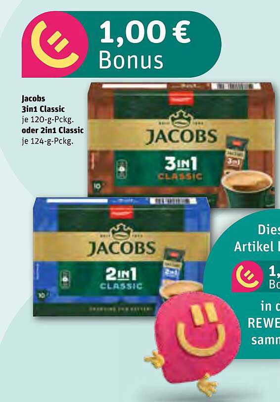 Jacobs 3in1 Classic oder 2in1 Classic - Ihr perfekter Kaffeegenuss