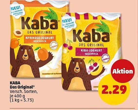 KABA Das Original Joghurt, verschiedene Sorten, je 400 g