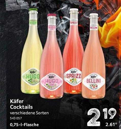 Käfer Cocktails – verschiedene Sorten