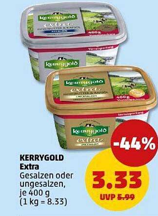 KERRYGOLD Extra - Gesalzen oder Ungesalzen, je 400 g