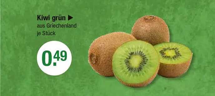 Kiwi grün aus Griechenland je Stück