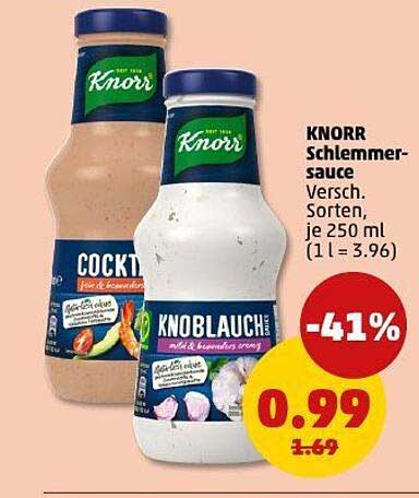 KNORR Schlemmer-Sauce 250 ml - Verschiedene Sorten