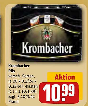 Krombacher Pils - Aktionspreis!