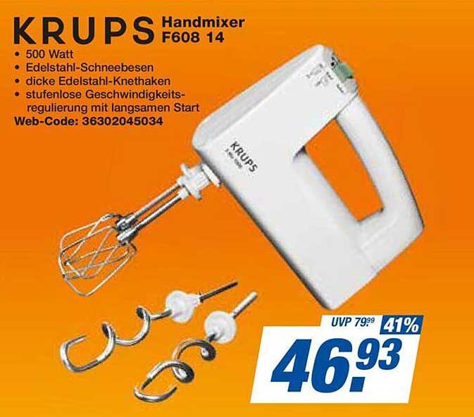 KRUPS Handmixer F608 14