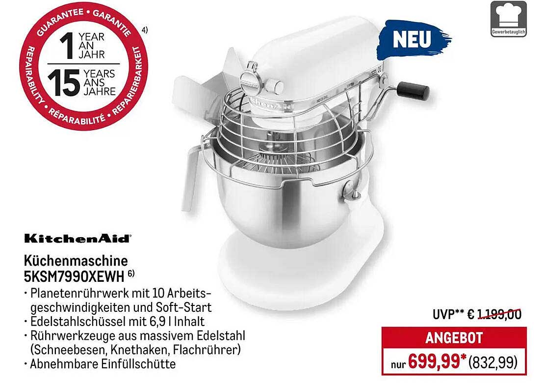 Küchenmaschine KitchenAid 5KSM7990XEW