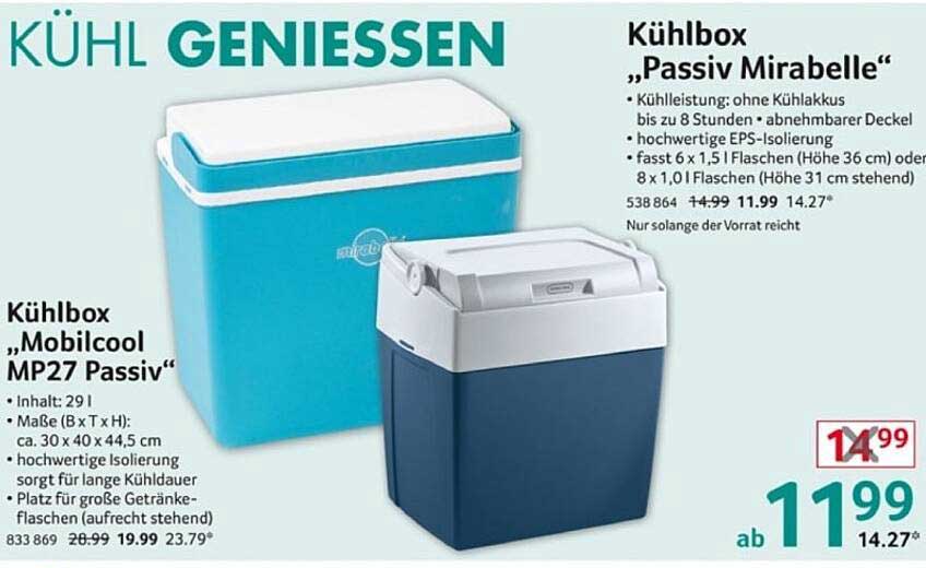 Kühlbox „Passiv Mirabelle“