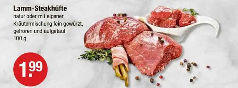 Lamm-Steakhäute natur oder mit eigener Kräutermischung