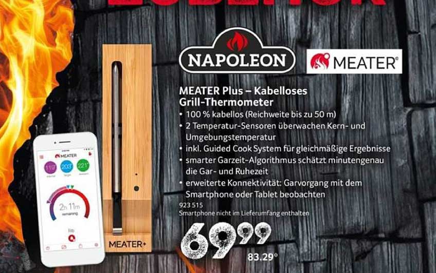 MEATER Plus – Kabelloses Grill-Thermometer