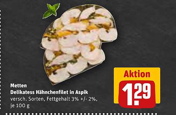 Metten Delikatesse Hähnchenfilet in Aspik