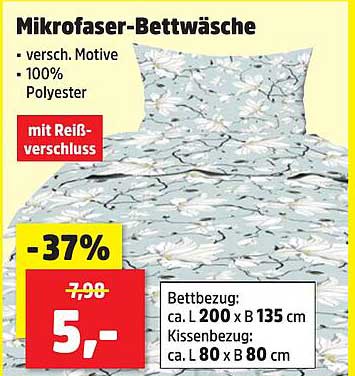 Mikrofaser-Bettwäsche