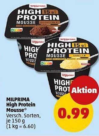 MILPRIMA High Protein Mousse in verschiedenen Sorten