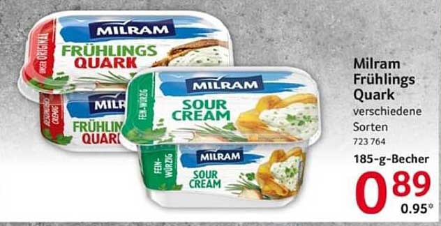 Milram Frühlings Quark verschiedene Sorten 185 g