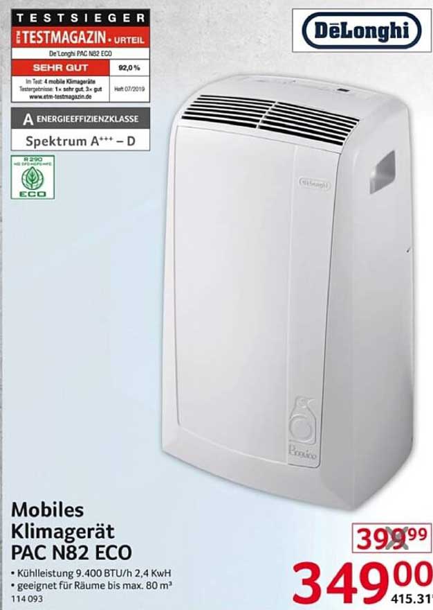 Mobiles Klimagerät PAC N82 ECO