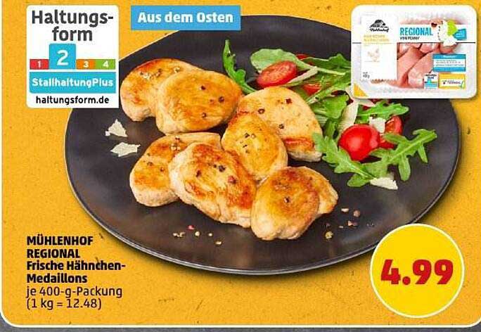 Mühlenhof Regional Frische Hähnchen-Medaillons