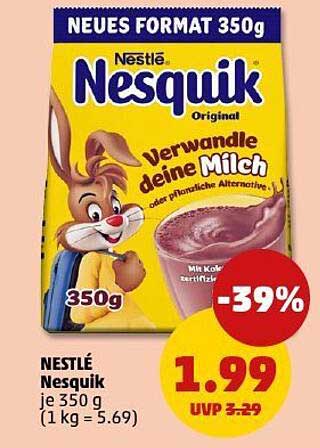 NESTLÉ Nesquik 350g - Verwandle deine Milch