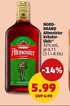 NORD-BRAND Altmeister Kräuterlikör 0,7 l