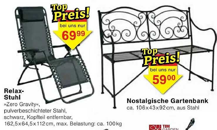 Nostalgische Gartenbank