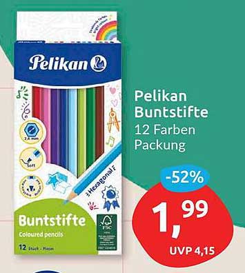 Pelikan Buntstifte 12 Farben Packung