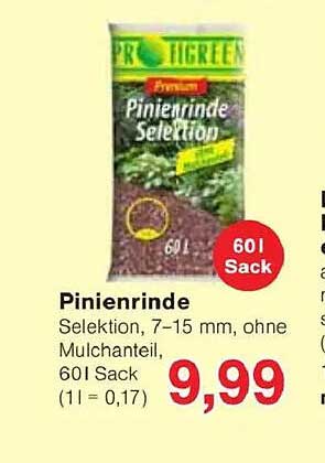 Pinienrinde Selektion, 60l Sack