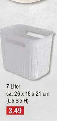 Plastikcontainer 7 Liter - ideal für alle Zwecke