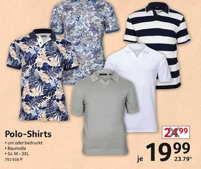 Polo-Shirts uni oder bedruckt