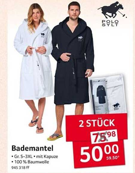 Polo Sylt Bademantel – 2 Stück für nur 50,00 €