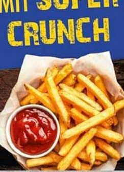Pommes Frites mit Super Crunch