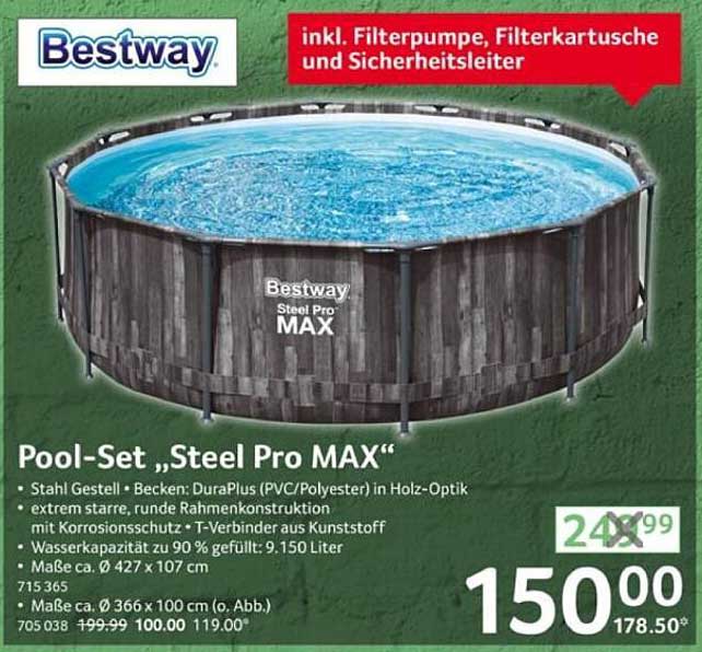 Pool-Set „Steel Pro MAX“
