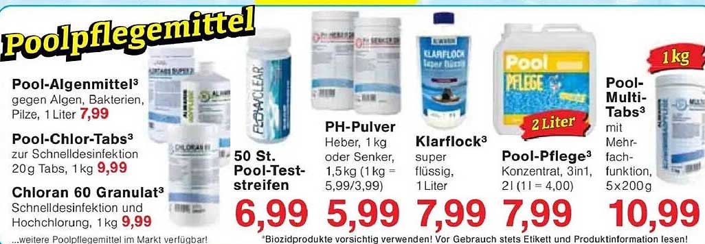 Poolpflegeprodukte für die perfekte Sommer-Saison
