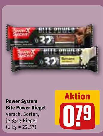 Power System Bite Power Riegel