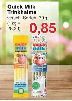 Quick Milk Trinkhalme