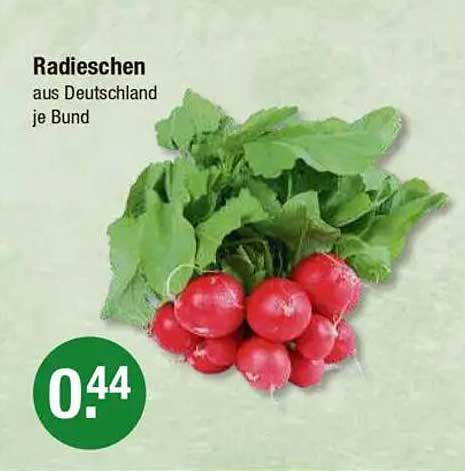Radieschen aus Deutschland je Bund
