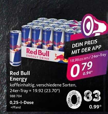 Red Bull Energy Drink - 0,25 l Dose