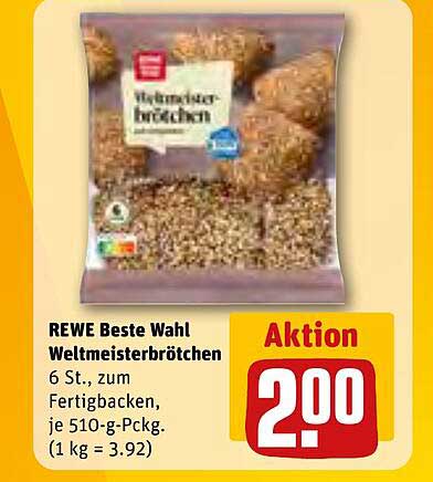 REWE Beste Wahl Weltmeisterbrötchen