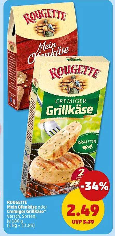 ROUGETTE Mein Ofenkäse oder Cremiger Grillkäse - 180 g