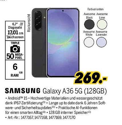 Samsung Galaxy A36 5G (128GB)