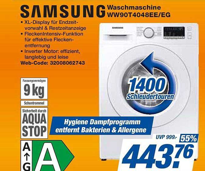 Samsung Waschmaschine WW90T40484EE/EG
