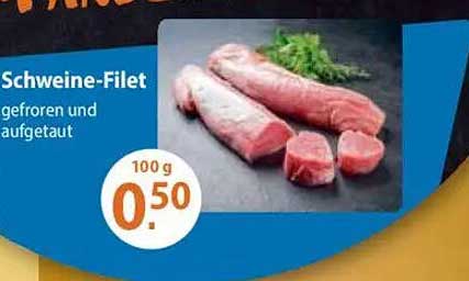 Schweine-Filet gefroren und aufgetaut