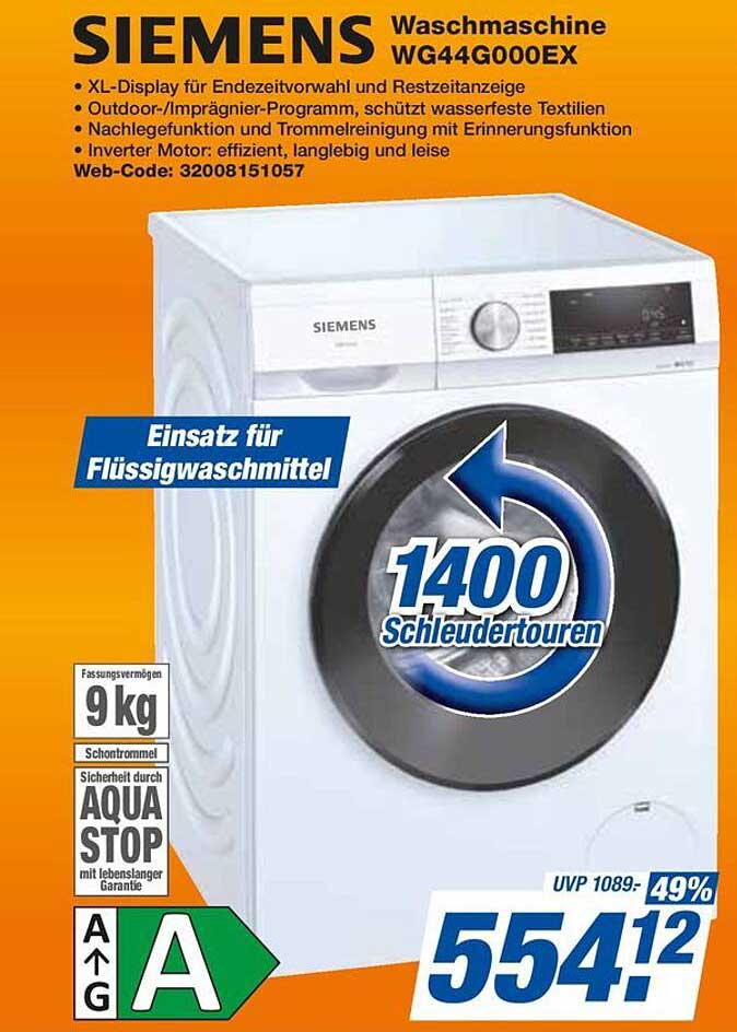 SIEMENS Waschmaschine WG44G000EX
