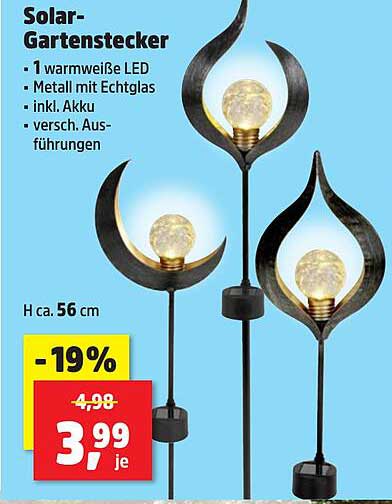Solar-Gartenstecker
