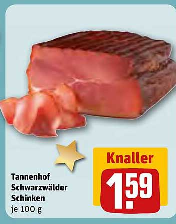 Tannenhof Schwarzwälder Schinken je 100 g