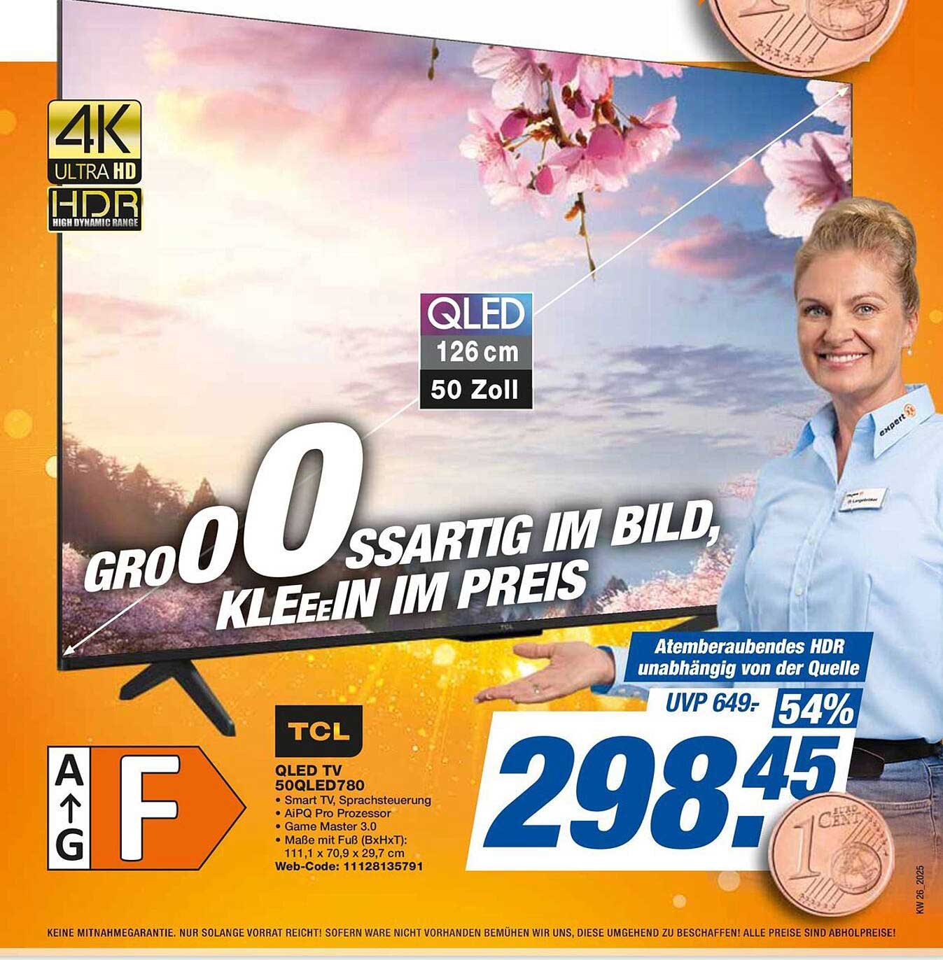 TCL QLED TV 50 Zoll 4K Ultra HD – Großer Genuss zu kleinem Preis