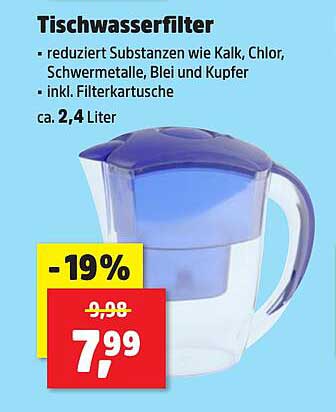 Tischwasserfilter