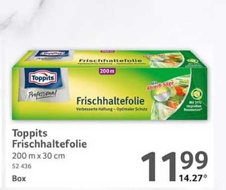 Toppits Frischhaltefolie 200 m x 30 cm