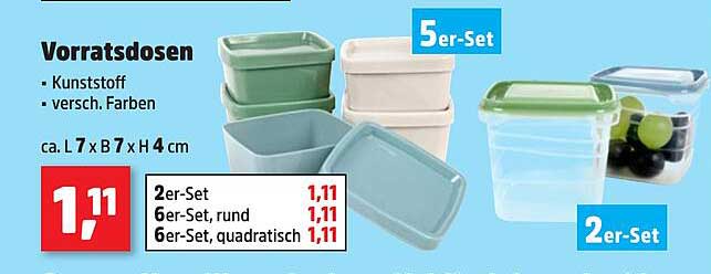 Vorratsdosen - praktisch und vielseitig