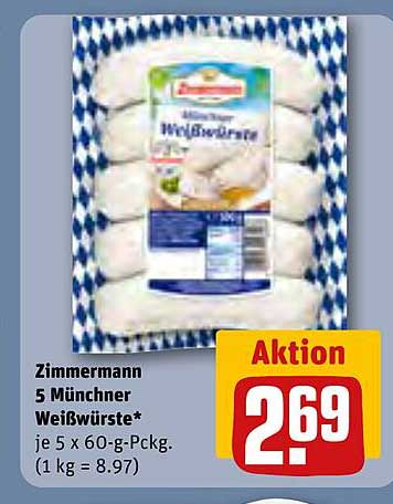 Zimmermann 5 Münchner Weißwürste