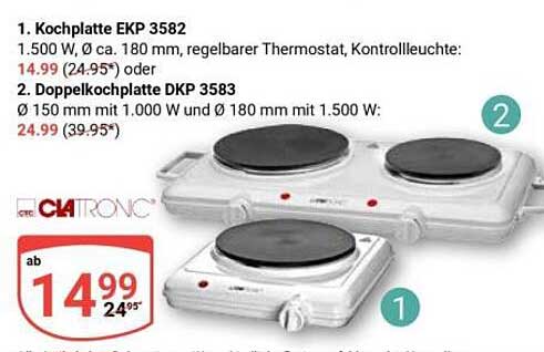 1. Kochplatte EKP 3582